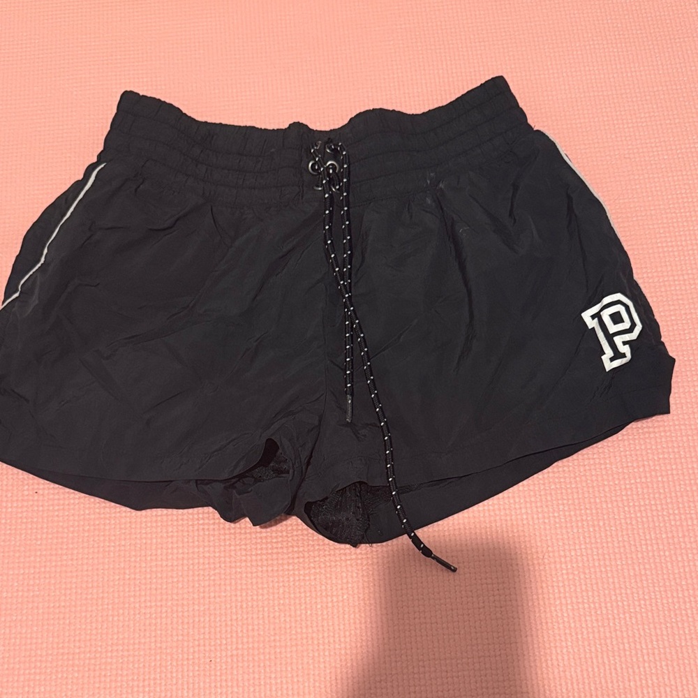 PINK Victoria's Secret Black Athletic Shorts